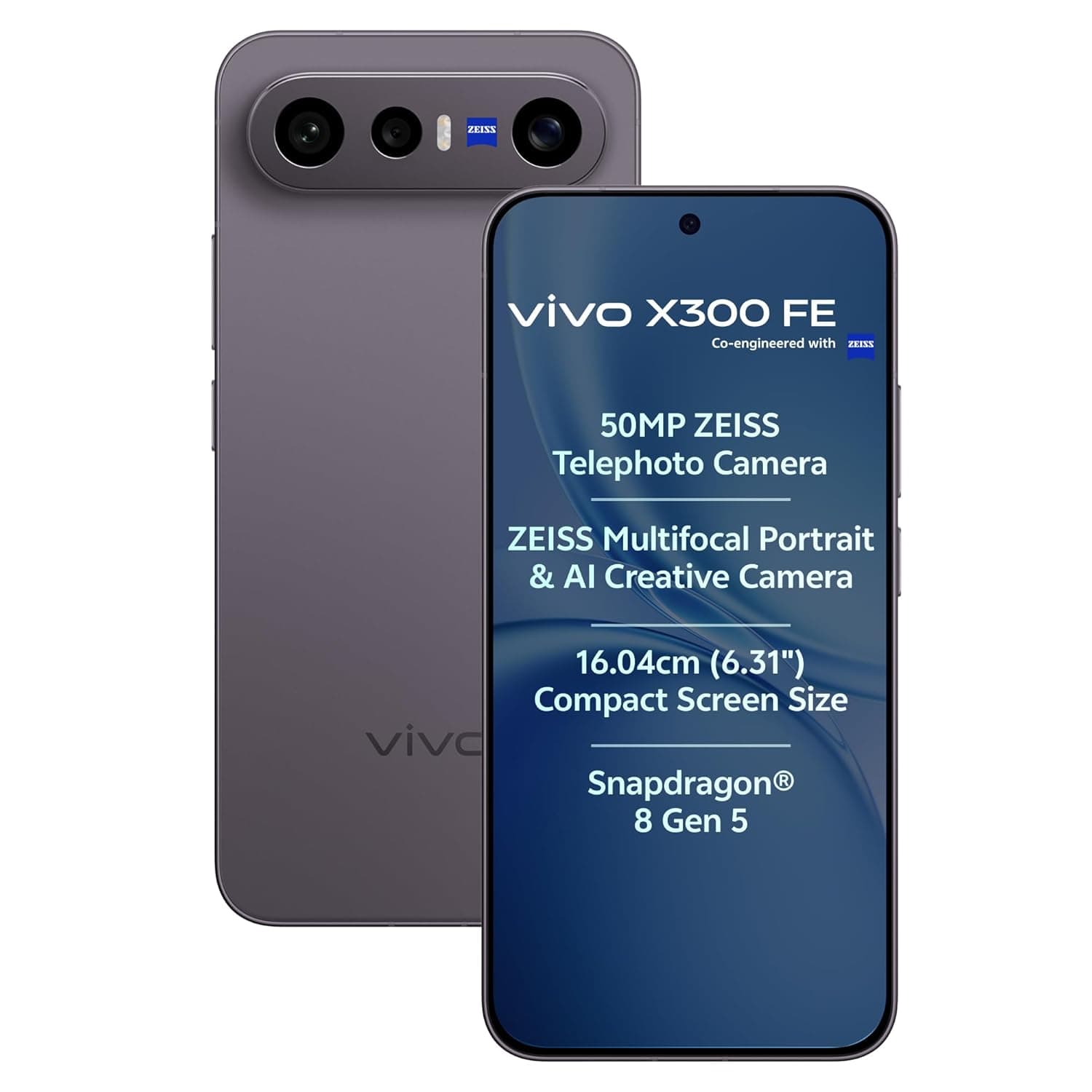 vivo X300 FE 5G (Noir Black, 12GB RAM, 256GB Storage) with N at ₹7000 – Amazon