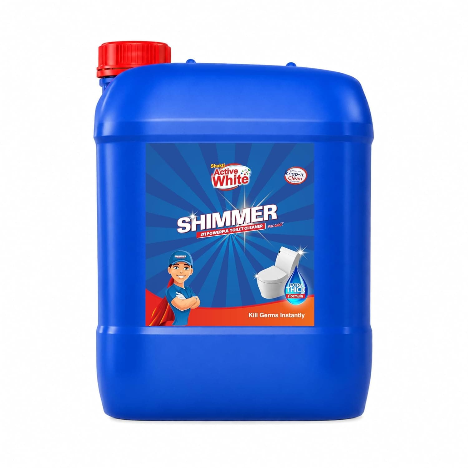 Shimmer Pro Max Toilet Cleaner - 10L | Professional Formula | Mega Refill Pack for Heavy Usage | Removes Tough Stains & Odours | Deep Cleani at ₹625 – Amazon