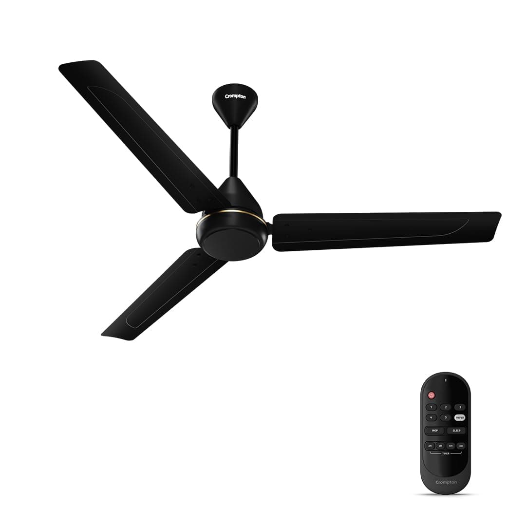 Crompton Energion Hyperboost 1200mm BLDC Ceiling Fan | Point Anywhere Remote Control | BEE 5 Star Rated Energy Efficient | Superior Air Deli at ₹2599 – Amazon