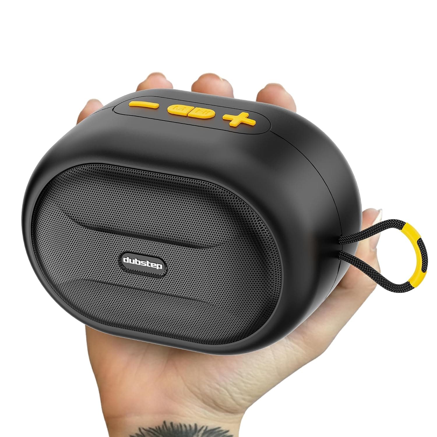 Dubstep Pop 1210 Portable Bluetooth Speaker | 12W Loud Sound, Deep Bass with XBASS, 16 Hrs Playtime, TWS Stereo Pairing, 52mm Driver, Splash at ₹599 – Amazon