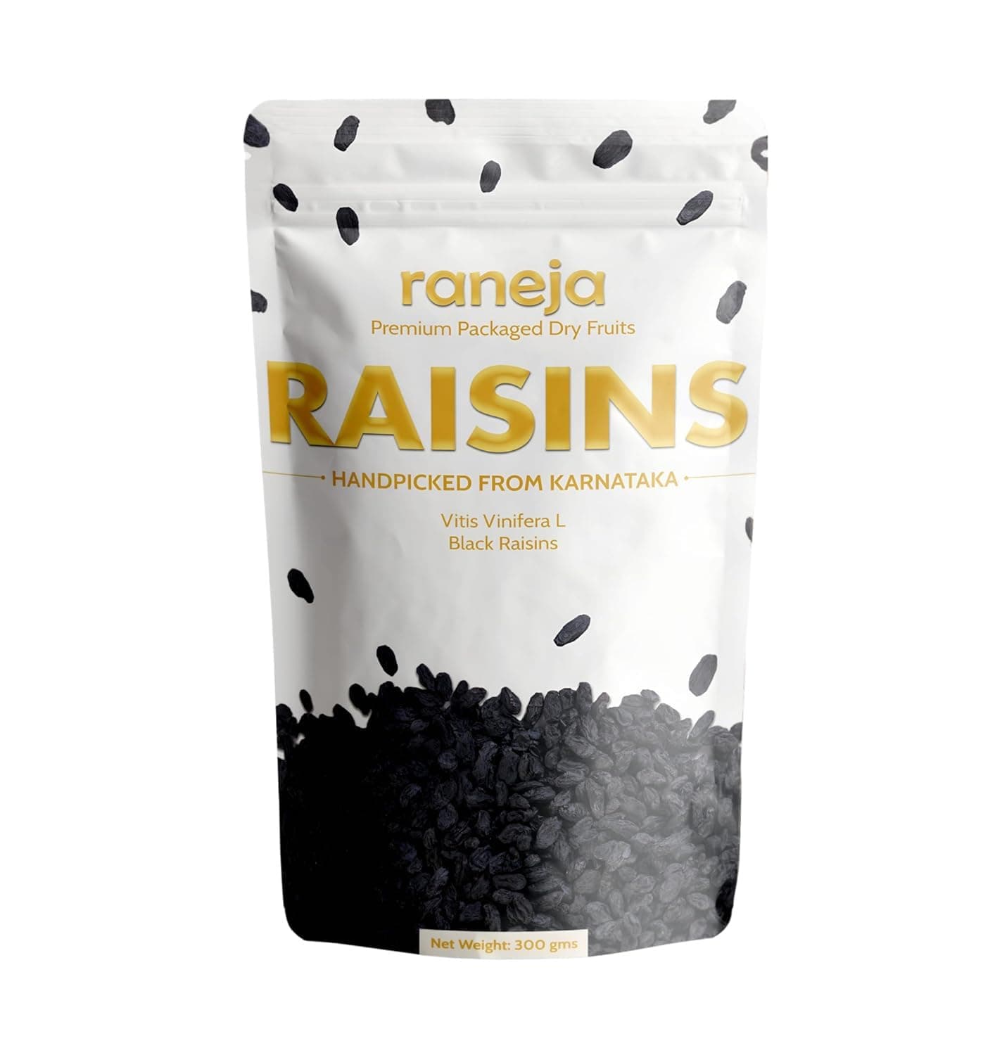 Raneja Premium Afghani Seedless Black Raisins 300g | High in at ₹299 – Amazon