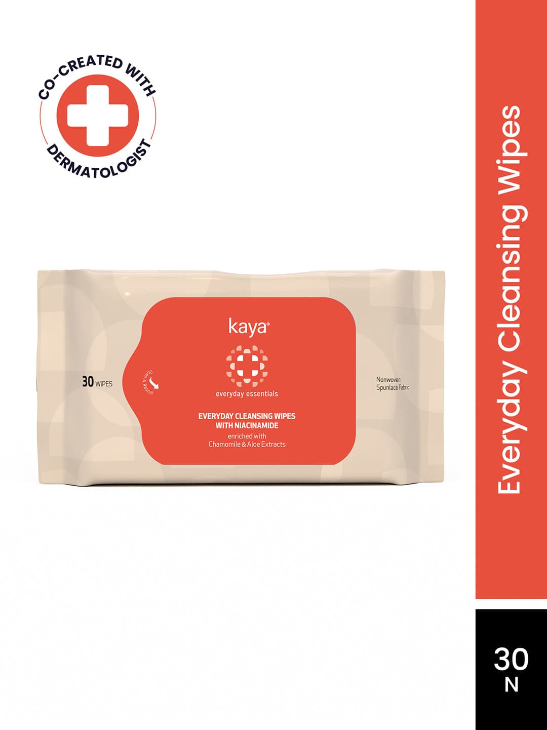 Kaya Set of 30 Everyday Cleansing Wipes at βΉ72 β Myntra