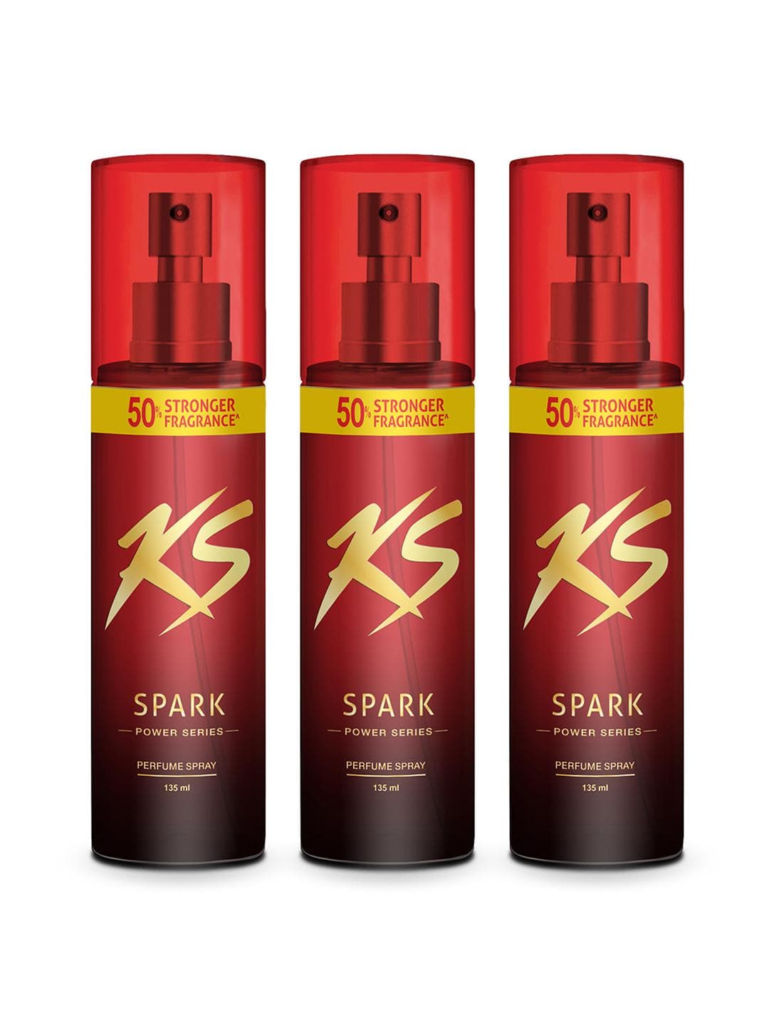 KamaSutra Men Set of 3 Spark Power Series Deodorant (135 ml each)