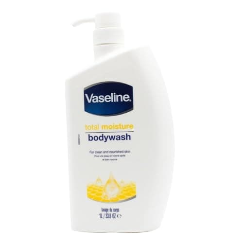 Vaseline Total Moisture Body Wash Pump Bottle for Healthy, Fresh Skin, Washes Away Dirt & Impurities, Fights Dryness, Easy to Rinse, Gentle 1L at ₹382 (55% Off) – Amazon