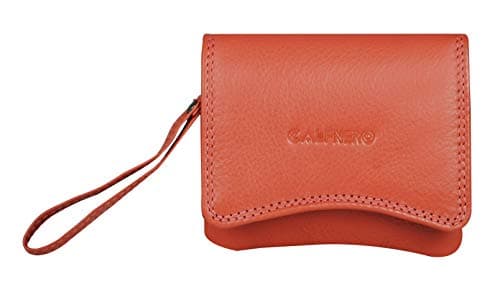 Calfnero Women's Genuine Leather Wallet-Long Purse Wallet with Multiple Card Slots, Zip Pocket and Note Compartment at ₹442 (78% Off) – Amazon