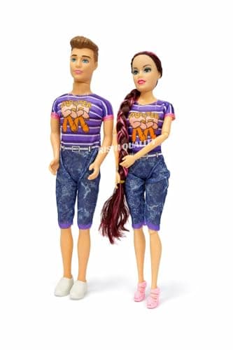 Charming Bride Groom Doll Set Toy for Girl. Doll with Accessoires for Playing. Birthday Return, Wedding, Diwali Gift. (Bride Groom Doll) at ₹290 (74% Off) – Amazon