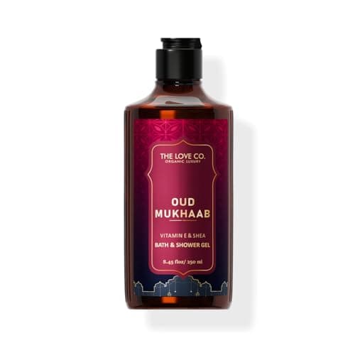 THE LOVE CO Oud Mukhaab Body Wash 250ml - Oud Vanilla Body Wash - For Men & Women Organic & Vegan, Enriched with Shea Butter, Vitamin E, & Niacinamide for Moisturizing Care at ₹379 – Amazon