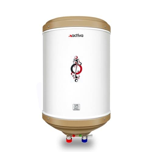 ACTIVA 10L Storage Water Heater Geyser | 3kW ISI Copper Heating Element | BEE 5 Star Ra... at ₹3197 (36% Off) – Amazon