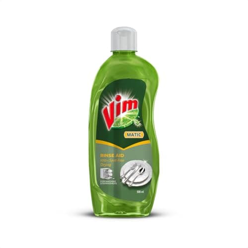 Vim Matic Rinse Aid 500 ml, Prevents Limescale Buildup, Prevents Spots, Designed by India's No.1 Dishwash brand at ₹187 – Amazon