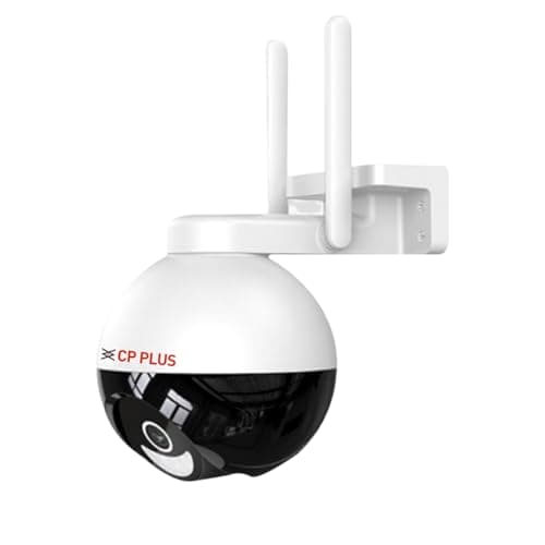 CP PLUS 4MP Quad HD Outdoor Wi-Fi CCTV Camera | 360° Pan & Tilt | Full-Color Night Vision | CTC Cyber Secure Tech | Smart Detection Suite | View & Talk | OK Google | Cloud Recording | CP-Z43Q at ₹3199 (26% Off) – Amazon