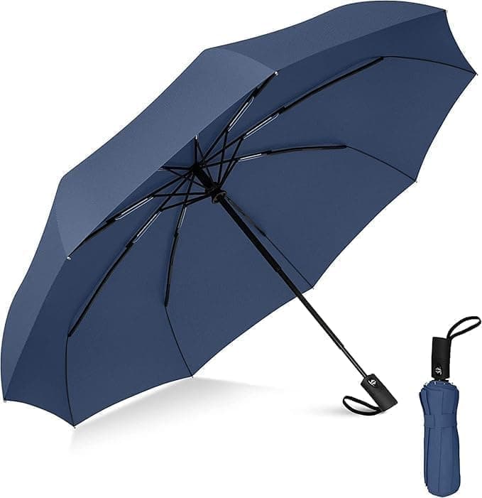 Portable Auto Travel Umbrella at 299/- β Amazon