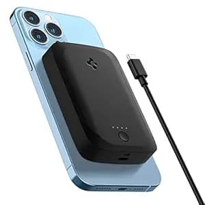 Spigen ArcHybrid MagFit 5000mAh MagSafe-Compatible Wireless Power Bank at ₹999 (70% Off) – Amazon