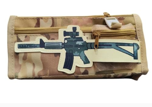 PRIME DEALS Canvas Pencil Case for Boys Large-Capacity Cartoon Pencil Pouch Pen Holder for School Student Kids Storage Box (Army Pouch), Multicolor at ₹199 (75% Off) – Amazon