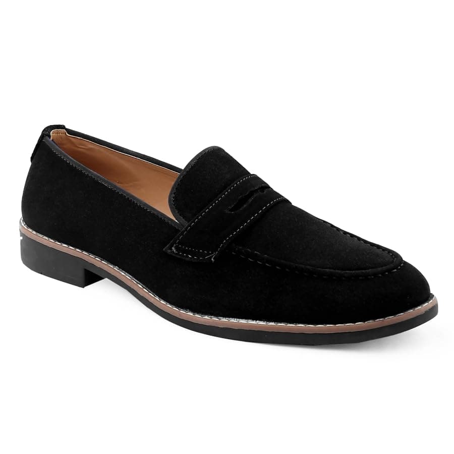 WUGATTI Men Suede Slip-On Office Shoes