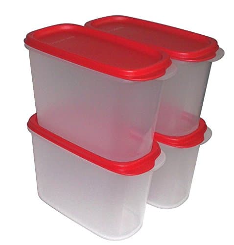 Tupperware New Smart Saver Plastic Container Set, 1.7 litres, Set of 4, Transparent Rs. 878 - Amazon at ₹878 (68% Off) – Amazon