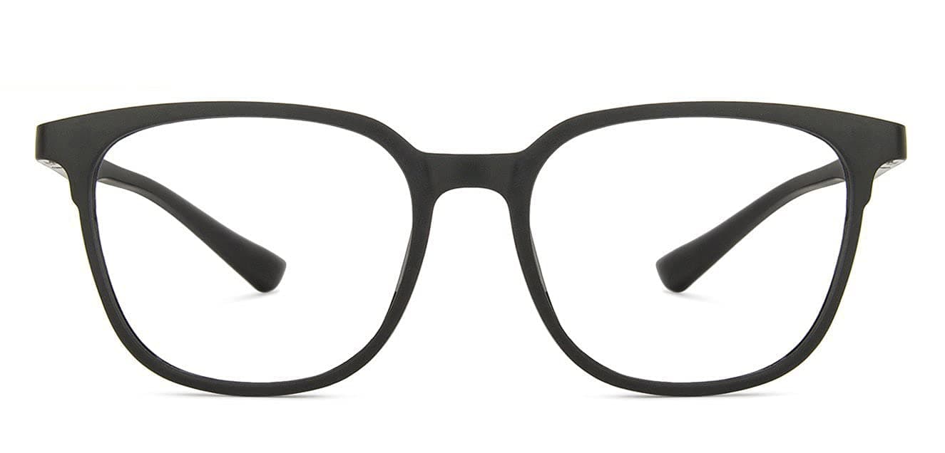 LENSKART BLU | Zero Power Blue Cut Computer Glasses | Anti Glare, Lightweight & Blocks Harmful Rays | UV Protection Specs | Men & Women | Large | LB E13740 at ₹455 (87% Off) – Amazon