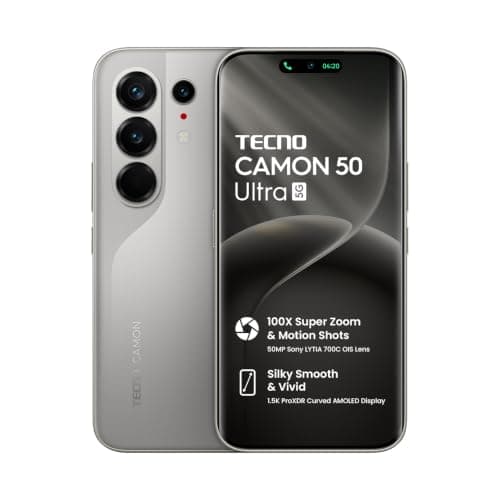 Tecno CAMON 50 Ultra 5G (8GB/256GB) at ₹37,198 (38% Off) – Amazon