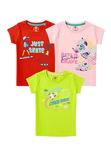 Cub McPaws Girls Tie Dye T-Shirt | 100% Cotton | 4 to 12 Year at ₹214 (88% Off) – Amazon