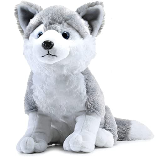 Webby Husky Dog Soft Toy 35CM Plush Stuffed Animal Teddy Puppy Toy for Kids Boys Girls Birthday Gift Grey at ₹349 – Amazon