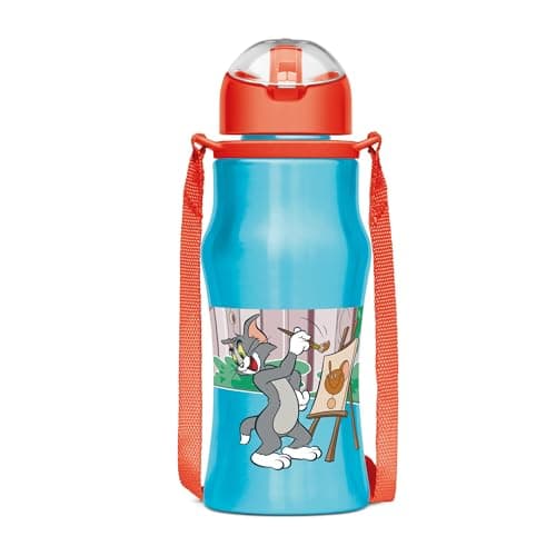 MILTON Sipmate 450 Stainless Steel Sipper Water Bottle 415 ml, Single Walled, ISI Certified I Leak Proof Lid, Rust Proof I For School, Offic at ₹256 – Amazon