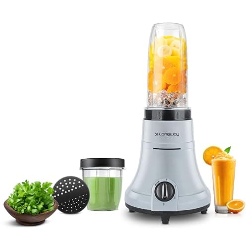 Longway Sage 500 Watt Juicer Mixer Grinder for Grinding, Mixing, Juicing with Powerful Motor (Gray & Black, 2 Jars) at ₹1200 (52% Off) – Amazon