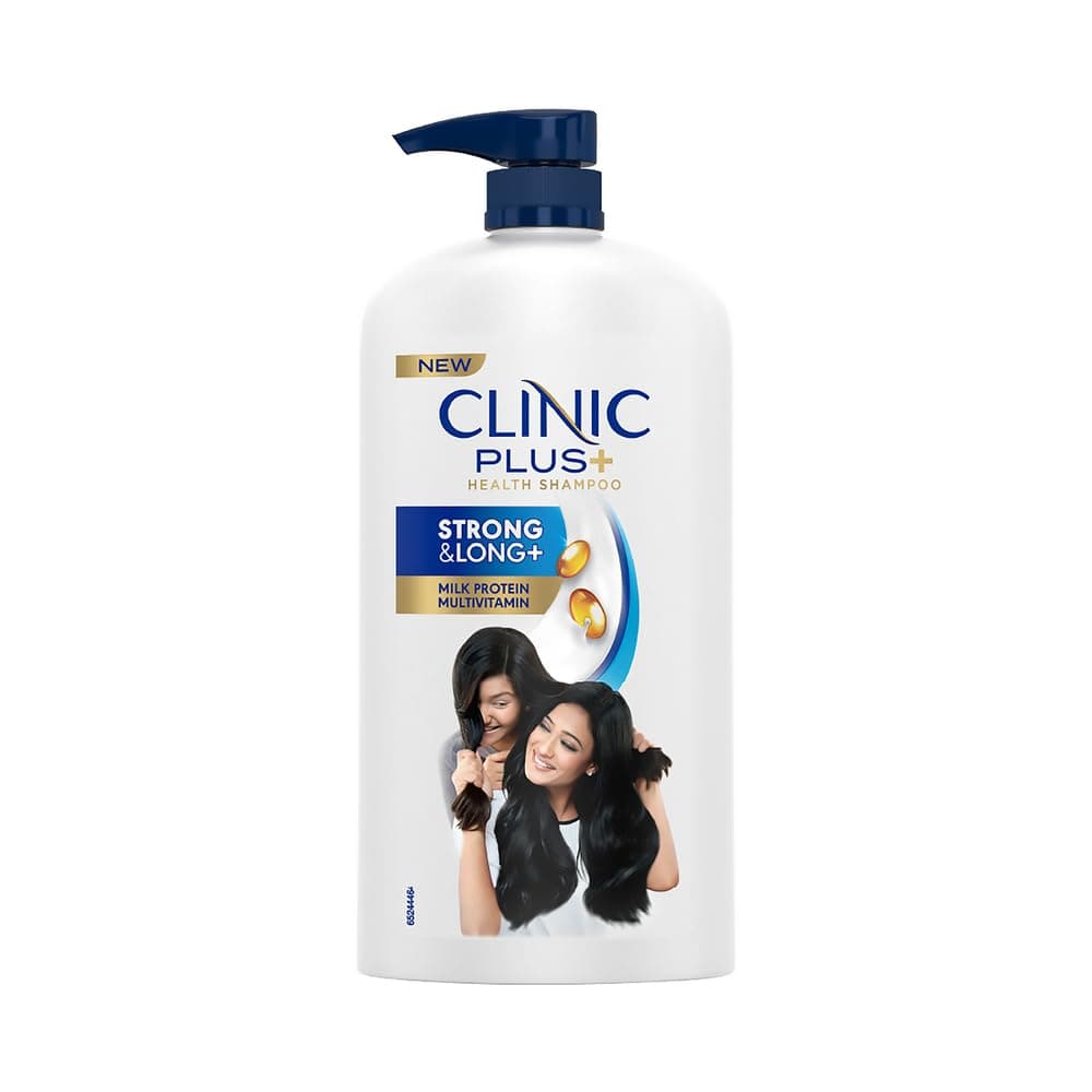 Clinic Plus Strong & Long Shampoo 1L with Milk Proteins and Multivitamins for Healthy Long Hair