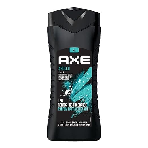 Axe Apollo 3 In 1 Body, Face & Hair Wash For Men, Long-Lasting Refreshing Sage & Cedarwood Fragrance For Upto 12Hrs, Natural Origin Ingredients, Removes Odor & Bacteria, No Parabens, 400ml at ₹152 (60% Off) – Amazon