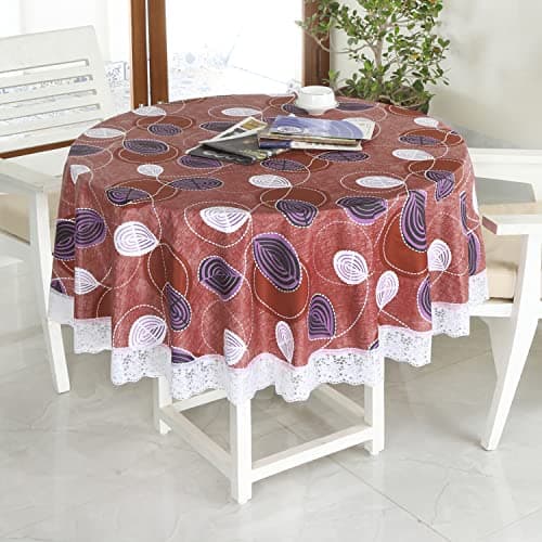 Homerz Premium Round Table Cover, 60 inch Diameter, Waterproof and Easy to Clean, 2 Years Brand Guarantee (Pink Garden) Rs. 249 - Amazon at ₹249 (64% Off) – Amazon