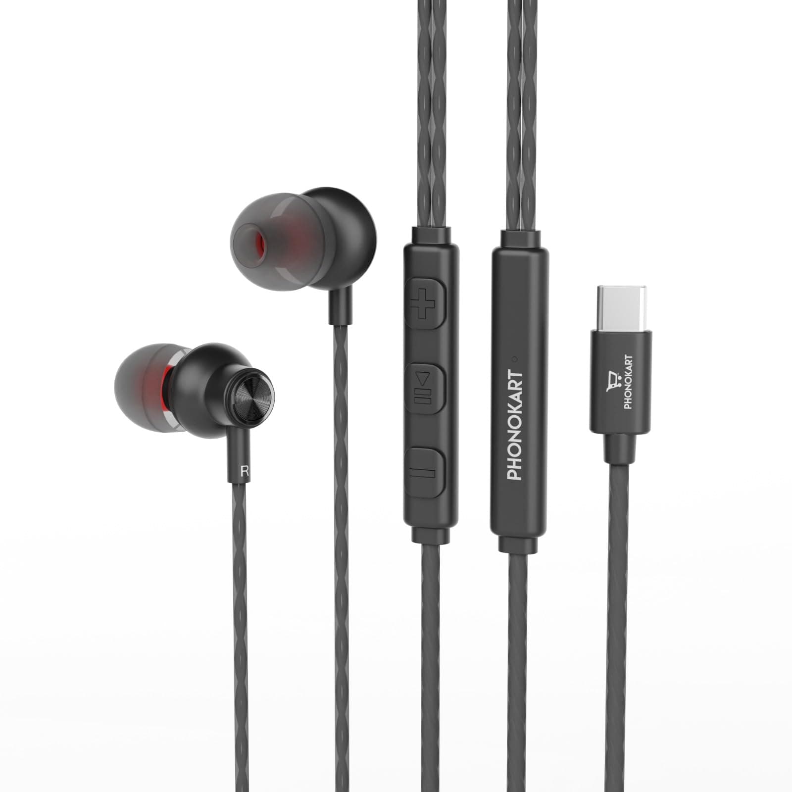 PHONOKART Speed Type-C Earphone with Mic