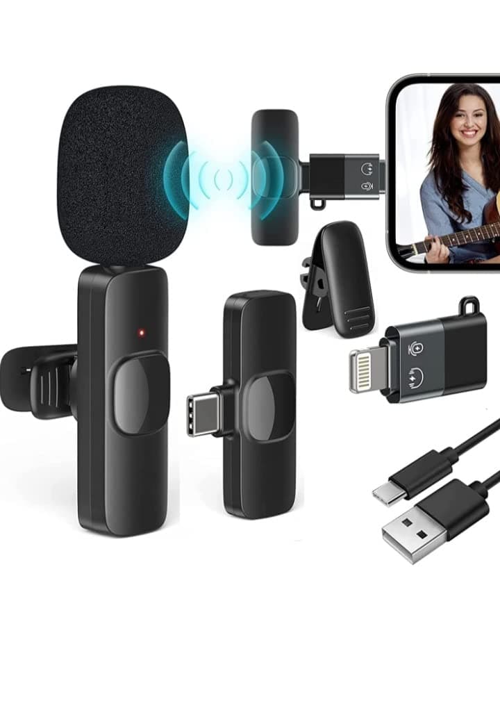 Careflection K8 Wireless Clip Microphone at ₹289