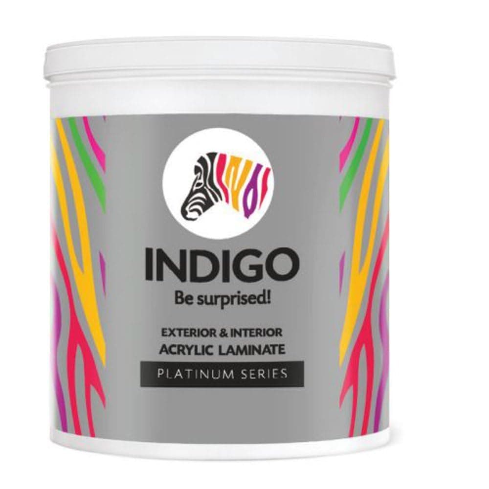 Indigo Acrylic Laminate Platinum Series 10L β Durable Semi-Gloss Finish Premium Paint (AL 7)
