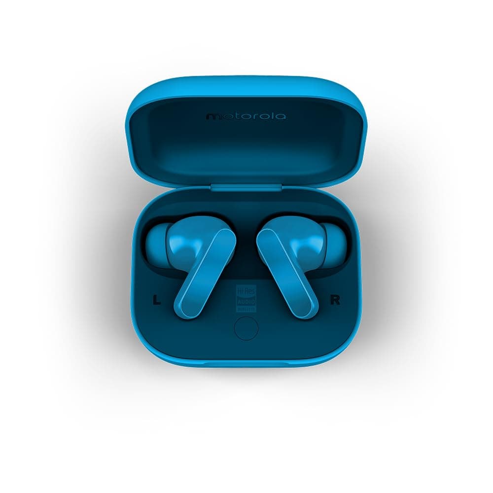 Motorola Moto Buds Bass Wireless Earbuds (Blue) at ₹2299 (54% Off) – Amazon