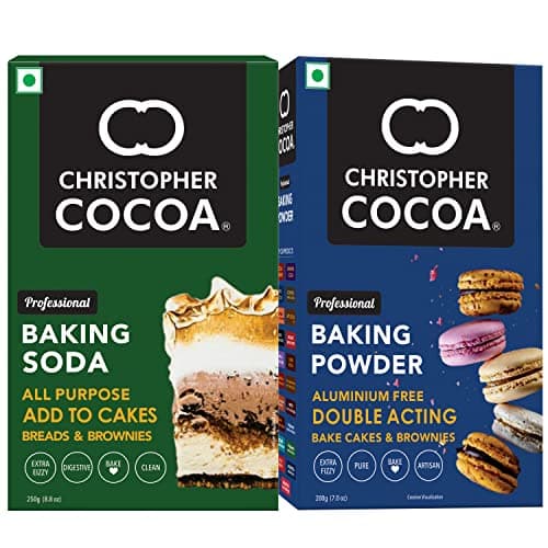 Christopher Cocoa Baking Soda & Baking Powder Combo at ₹148 (63% Off) – Amazon