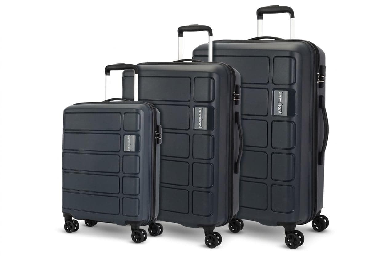 Kamiliant by American Tourister 3 Pc Harrier Edge 8W Set 56 Cm, 68 Cm & 78 Cm - Small, Medium & Large Polypropylene(PP) Hardside 8 Wheels Sp at ₹4274 – Amazon