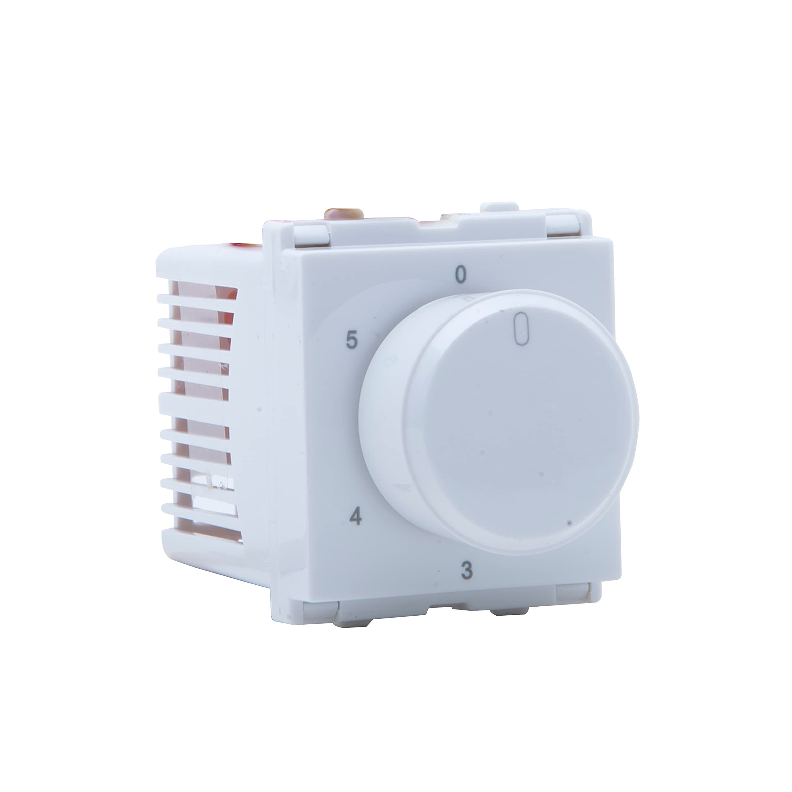 Wipro Northwest Venia Fan Regulator, 5+1 Position Step Type, White (Pack of 3)