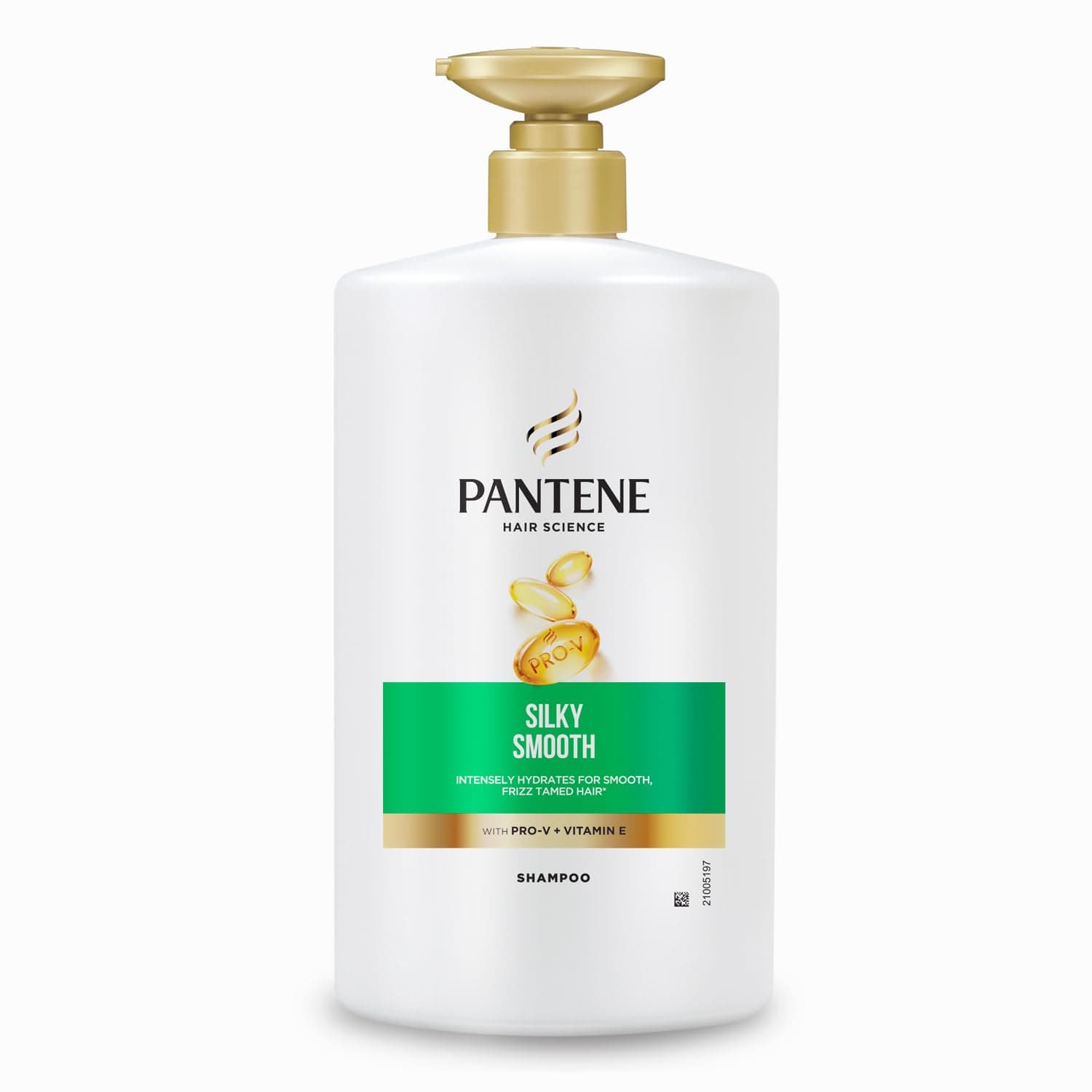 Pantene Hair Science Silky Smooth Shampoo 1000ml with Pro-Vitamins & Vitamin E for hydrated, frizz free hair,for all hair types, shampoo for women & men, shampoo for frizzy and dry hair at ₹593 (45% Off) – Amazon
