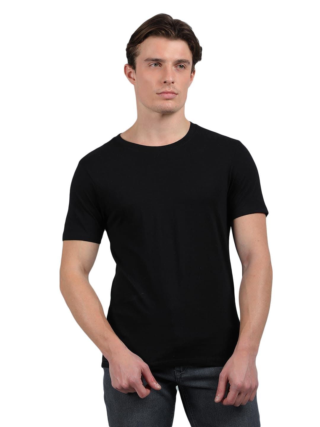 Dollar Pack of 1 Cotton Solid Men Tshirt at ₹149 (81% Off) – Amazon