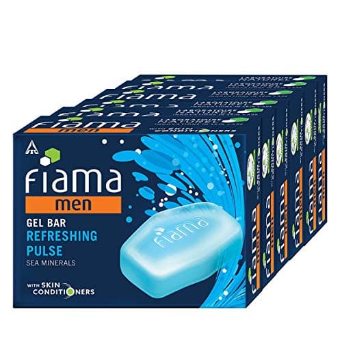 Fiama Men Gel Bar Refreshing Pulse, 125 g (Pack of 6) at ₹299 (50% Off) – Amazon