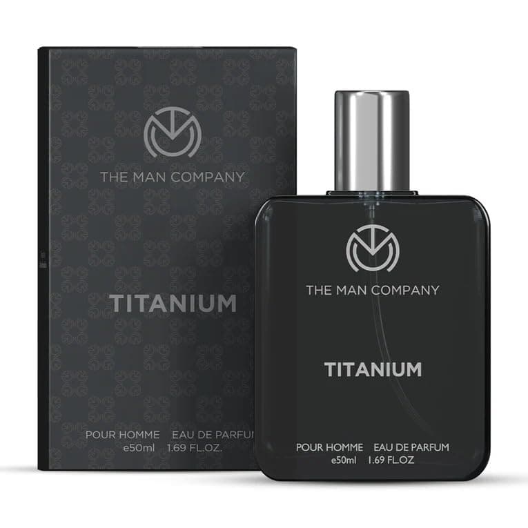 The Man Company Titanium Perfume for Men - 50ml | Premium Long-Lasting Fragrance | EDP for Men (Eau De Parfum) | Valentine gift Set for Boyf at ₹249 – Amazon