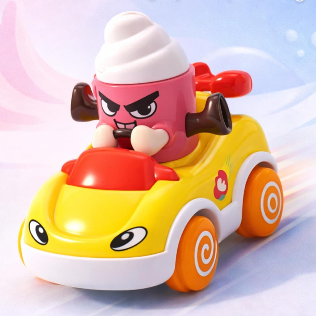 Storio Foodie Toy Car - Mr Icecream | Friction Powered Vehicle for 1–3 Year Old Boys & Girls | Push & Go Baby Car Toy | Cartoon Car for Toddlers 12–18 Months | Safe Durable Educational Toy for Kids at ₹99 (86% Off) – Amazon