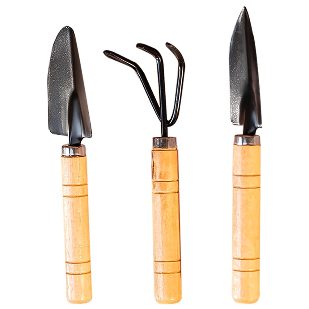 Nurturing Green Set of 3 Gardening Hand Tools (Trowel, Cultivator, Transplanter)