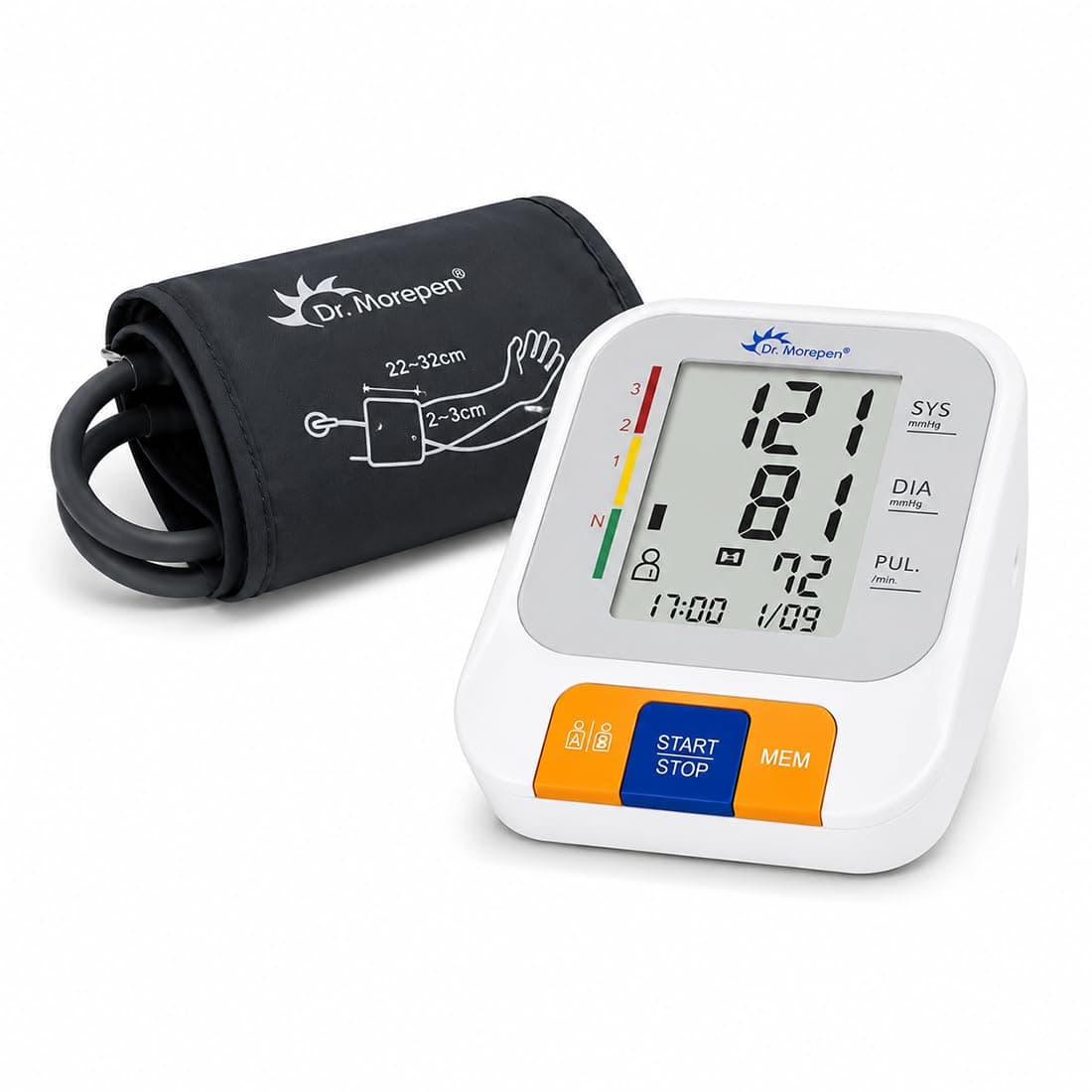 Dr. Morepen EMZMOREPEN-BP15 Arm Blood Pressure Monitor (White) at ₹890 (39% Off) – Amazon
