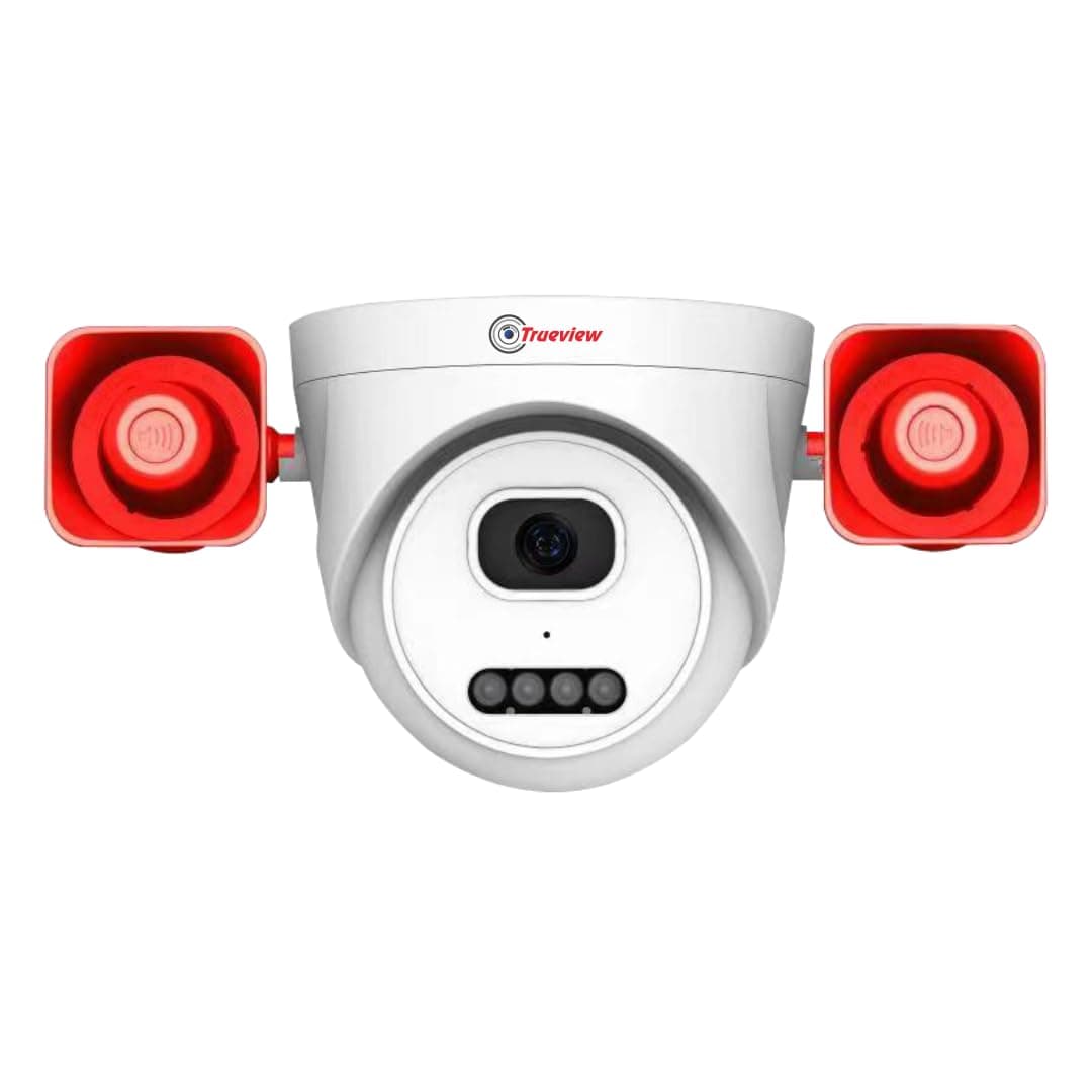 Trueview 4G 3MP CCTV Dome Camera (SIM-based, with Siren)