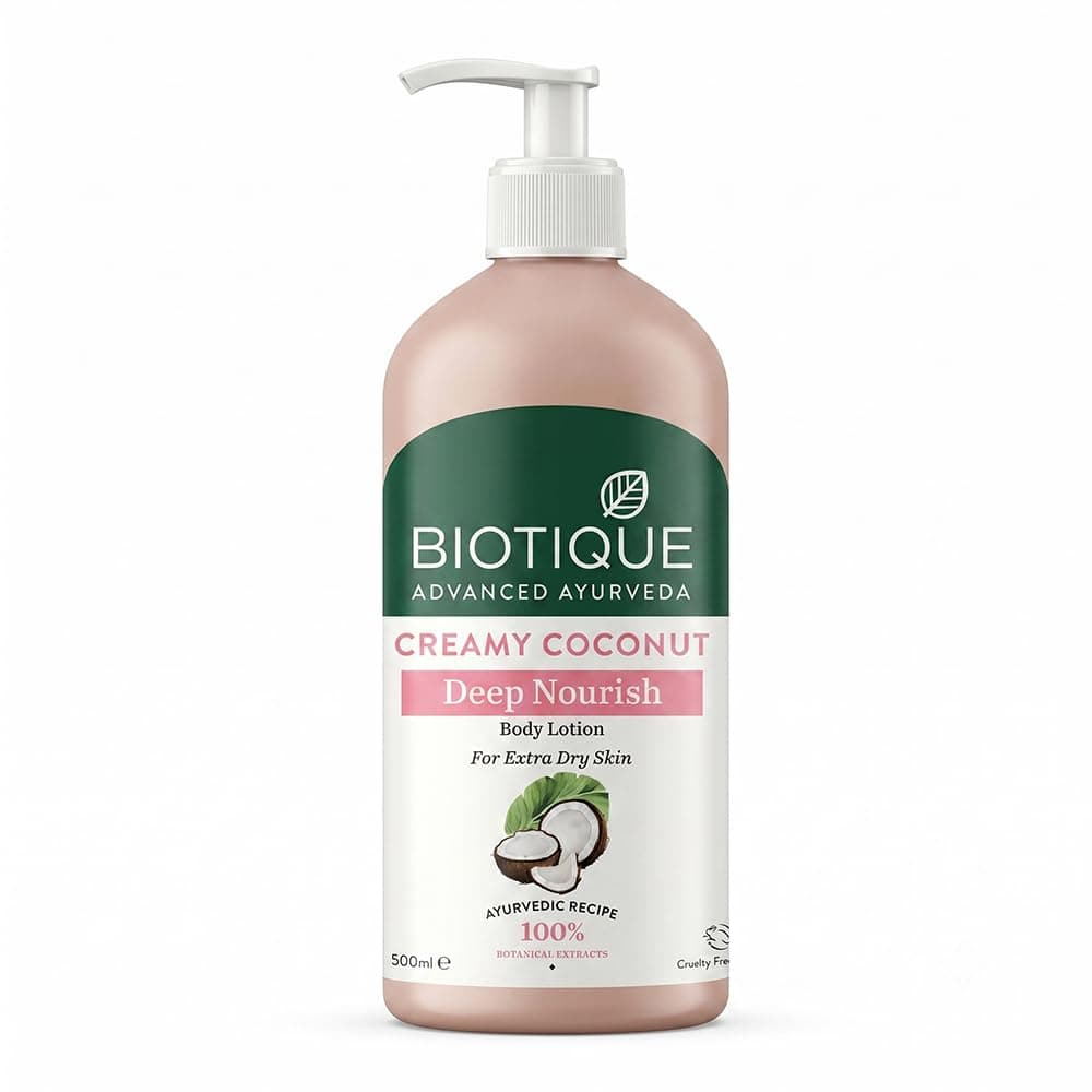 Biotique Creamy Coconut Body Lotion (300ml)