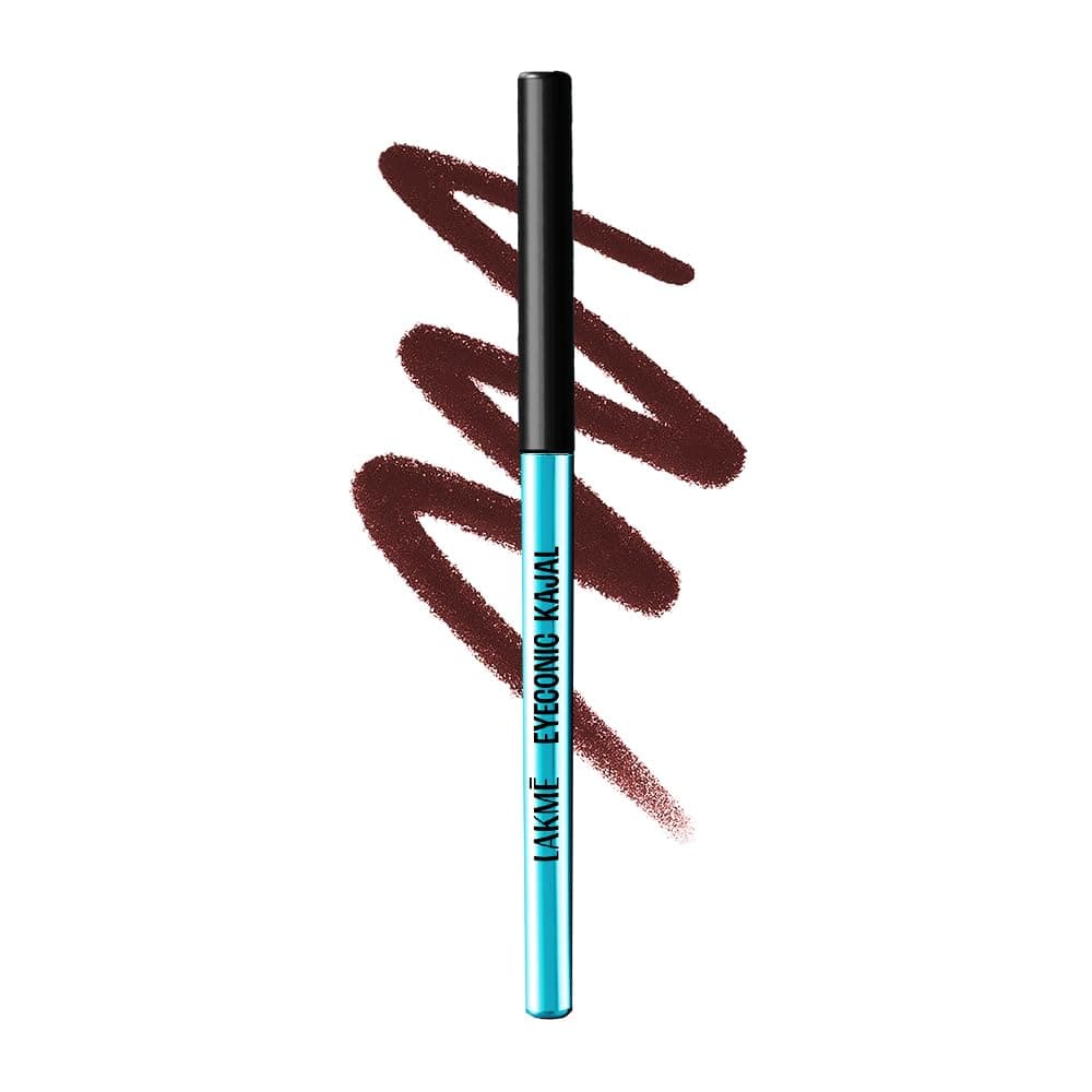 Lakme 9-5 Eyeconic Kajal, Classic Brown (Waterproof, 24H)