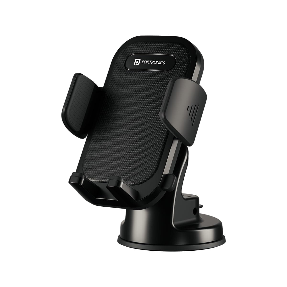 Portronics Clamp M4 Car Phone Holder Stand, 360° Rotation