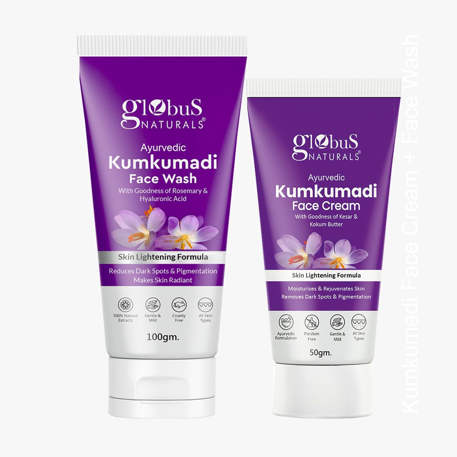 Globus Naturals Kumkumadi Face Care Combo (Set of 2) at ₹172 – Amazon