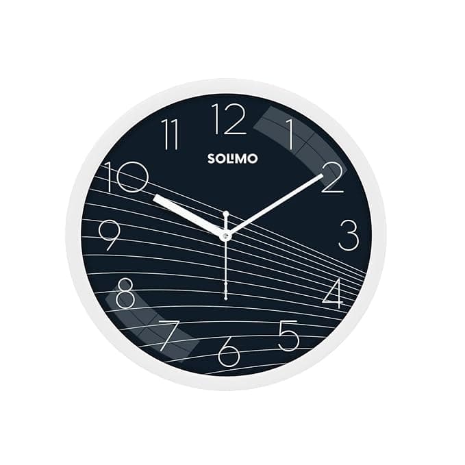 Amazon Brand Solimo 11-Inch Classic & Modern Wall Clock