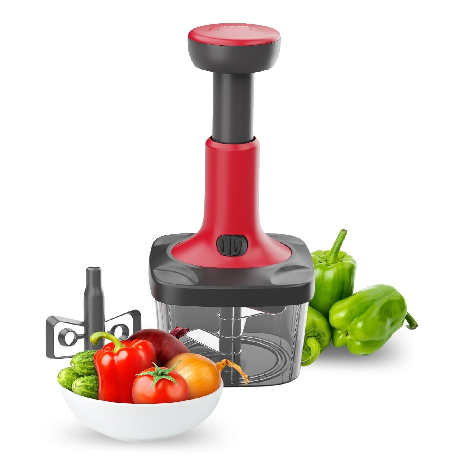 Lifelong Push Chopper 650ml | Compact and Efficient Vegetable, Onion, and Garlic Chopper, Essential Manual Kitchen Cutter for Quick and Easy Food Preparation, Ideal for Small Kitchens and Meal Prep at ₹149 (70% Off) – Amazon