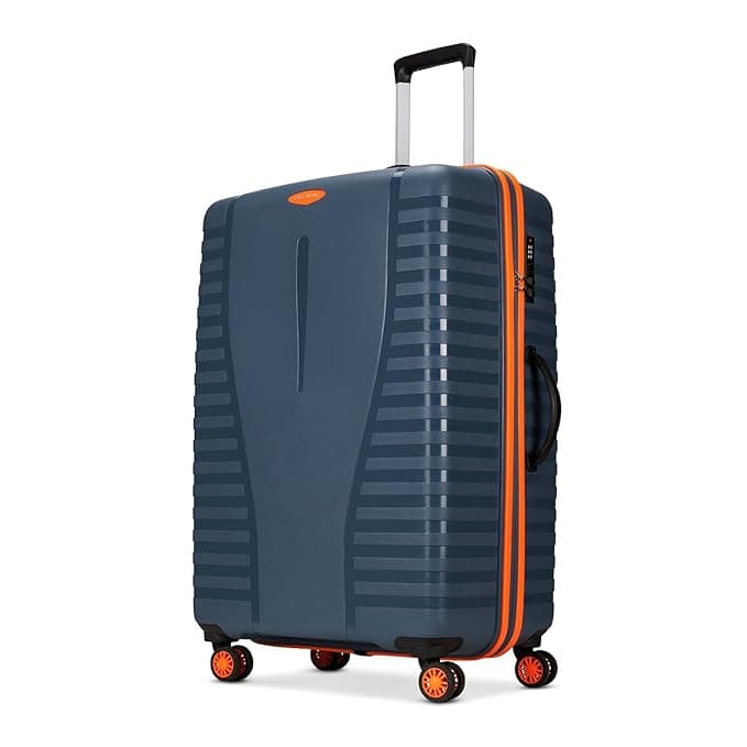 Aristocrat Airpro Max 8-Wheel Large Hard Case Trolley (Spanish Blue) at ₹1,999 (74% Off) – Amazon